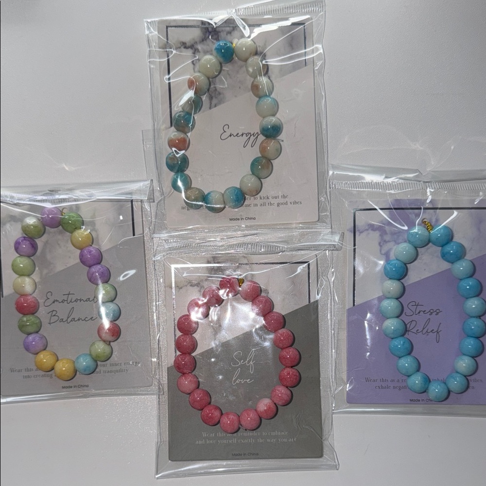 Beaded Bracelet Bundle of (4)